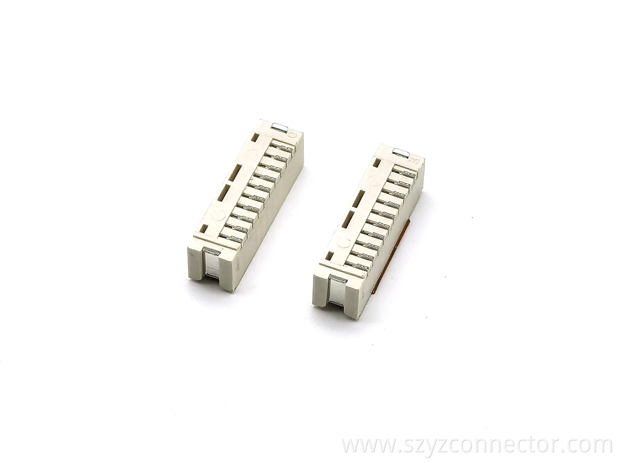 1.25mm Pitch Wafer Vertical SMT LED Pin header Connector 10P